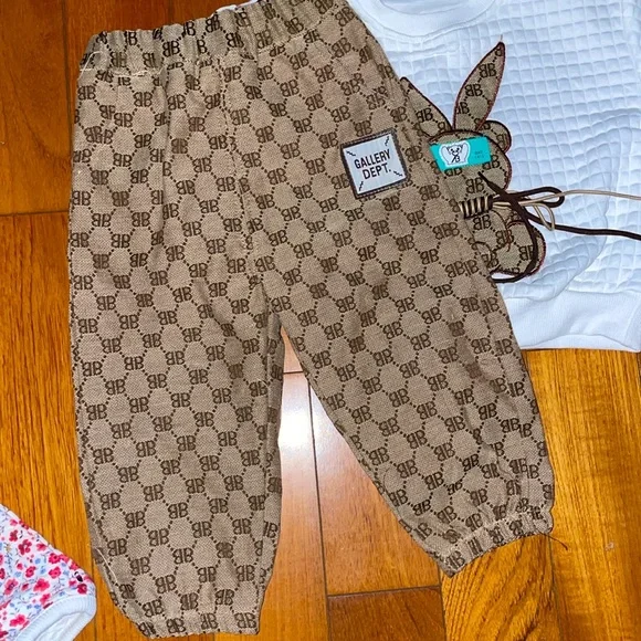 Tommy Hilfiger hone baby bb Burberry bunny outfit 2piece set bundle lot 12 18 mo - Picture 7 of 7